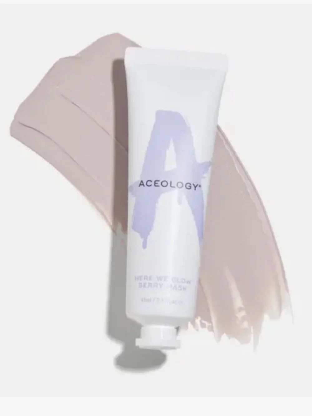 NWT Aceology Here We Glow Berry Mask 65ml 2.19 oz Full Size